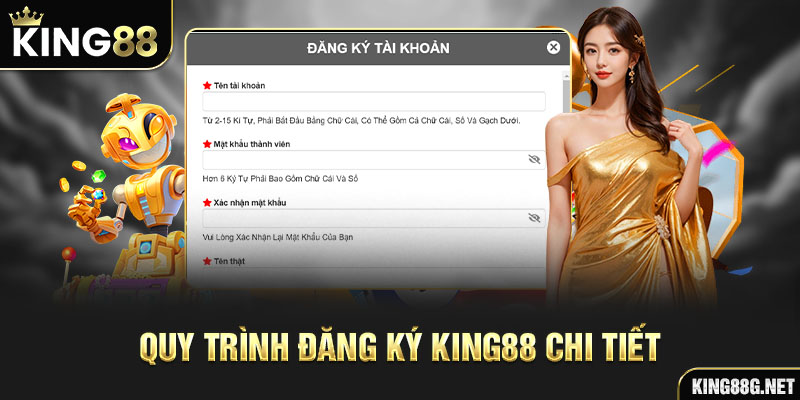 Quy trình đăng ký King88 chi tiết