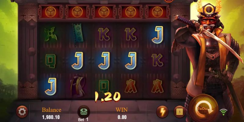 Giao diện game slot Shogun